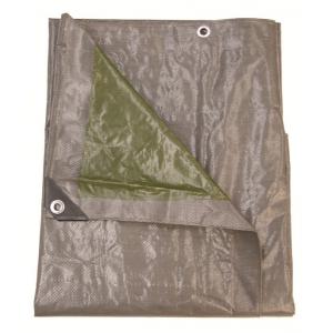 Afdekzeil 10 x 8 meter grijs/groen 140 gr/m2 Afdekzeil 10 x 8 meter grijs/groen 140 gr/m2