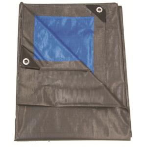 Afdekzeil 5 x 8 meter grijs/blauw 210 gr/m2 Afdekzeil 5 x 8 meter grijs/blauw 210 gr/m2