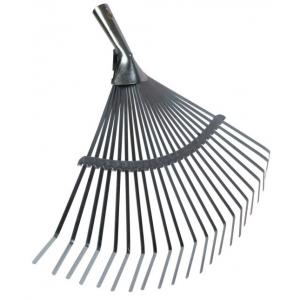 Grashark verzinkt metaal zonder steel 22 tanden 47 cm Grashark verzinkt metaal zonder steel 22 tanden 47 cm