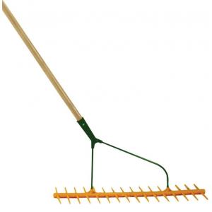 Polyhark schuin met houten steel 160 cm Polyhark schuin met houten steel 160 cm