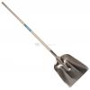 Schop 35 cm aluminium met houten steel 135 cm