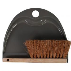 Stoffer en blik metaal en cocos haren Stoffer en blik metaal en cocos haren