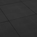 Rubbertegel zwart 50x50x2.5 cm