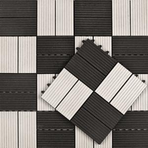 Vlondertegel Premium 30 x 30 cm composiet wit/antraciet Vlondertegel Premium 30 x 30 cm composiet wit/antraciet