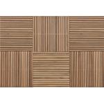 Vlondertegel Surabay 50 x 50 cm hardhout