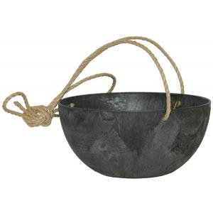 Fiona hangende bloempot zwart 25 cm Fiona hangende bloempot zwart 25 cm