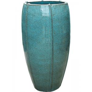 Moda pot high bloempot 53x53x92 cm blauw Moda pot high bloempot 53x53x92 cm blauw