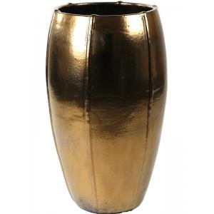 Moda pot high bloempot 53x53x92 cm goud Moda pot high bloempot 53x53x92 cm goud