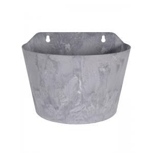 Ella wand bloempot 24x16x18 cm grijs Ella wand bloempot 24x16x18 cm grijs