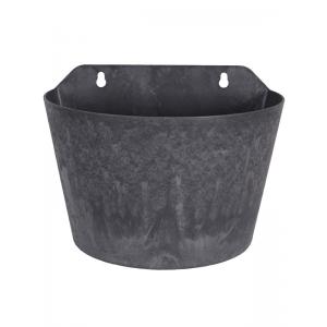 Ella wand bloempot 24x16x18 cm zwart Ella wand bloempot 24x16x18 cm zwart