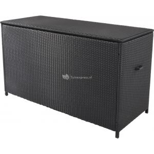 Kussenbox zwart wicker Kussenbox zwart wicker
