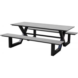Picknicktafel Family aluminium grijs Picknicktafel Family aluminium grijs