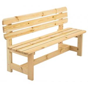 Bergen 3-persoons tuinbank onbehandeld Bergen 3-persoons tuinbank onbehandeld