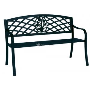 Liverpool 2-persoons tuinbank zwart Liverpool 2-persoons tuinbank zwart