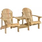 Dubbele loungestoel Parijs ge&iuml;mpregneerd