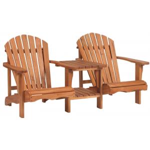 Dubbele loungestoel Relax hardhout Dubbele loungestoel Relax hardhout