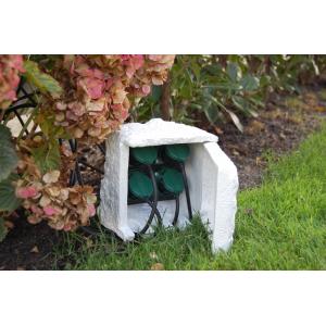 StoneDecor 4-voudige buitencontactdoos StoneDecor 4-voudige buitencontactdoos