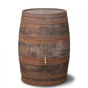 Houten regenton hergebruikt geborsteld 195 liter Houten regenton hergebruikt geborsteld 195 liter