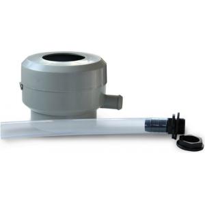 Regenton vulautomaat met bladvanger grijs 60-100 mm Regenton vulautomaat met bladvanger grijs 60-100 mm