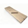 Zwevende wandplank eiken boomstam 80 x 30 cm