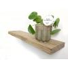 Zwevende wandplank oud eiken boomstam 100 x 20 cm